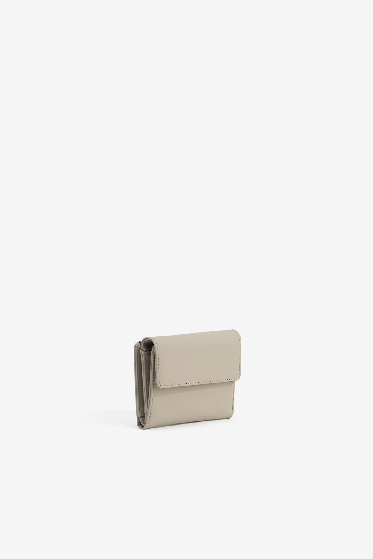 Beige Compact Wallet