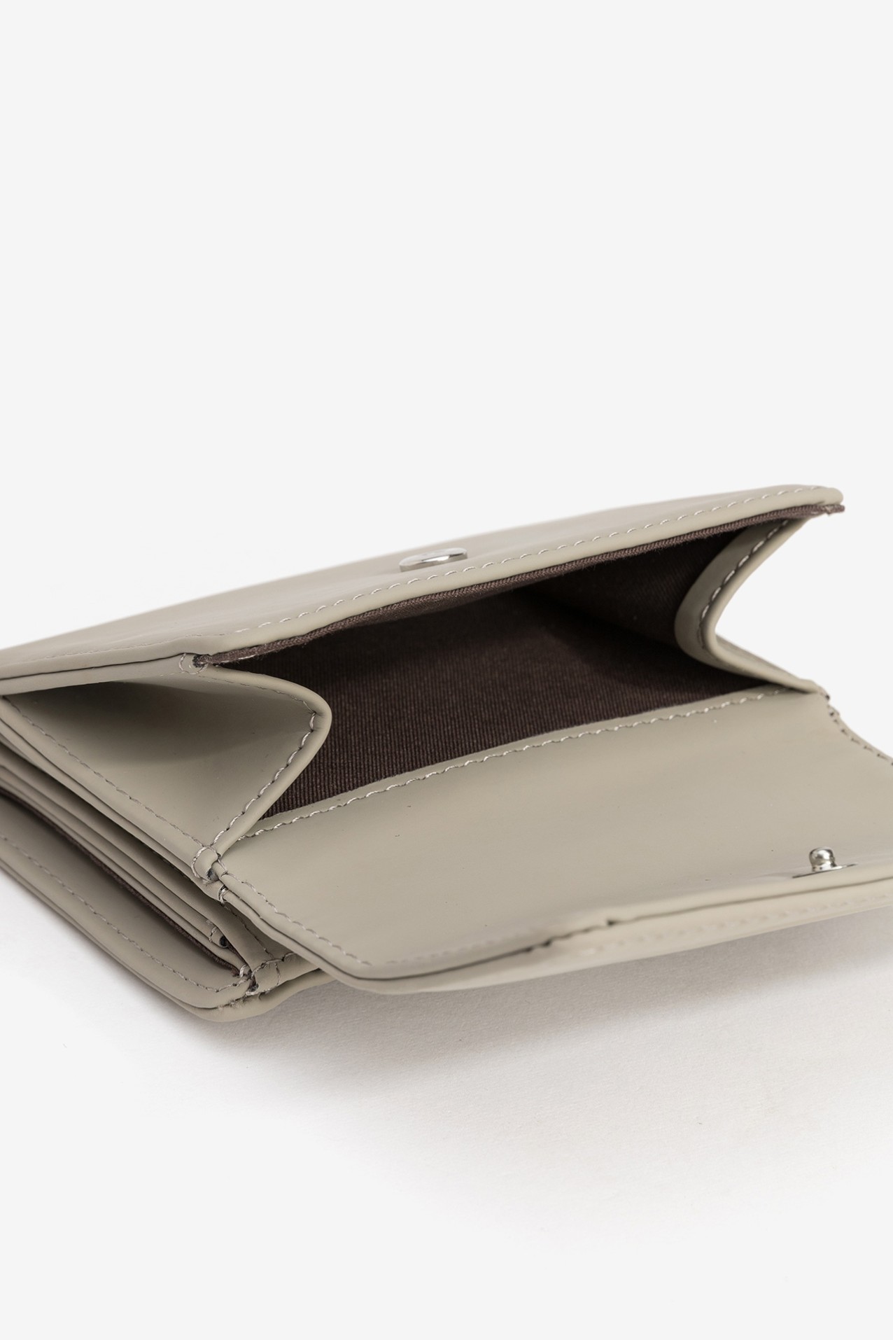 Beige Compact Wallet