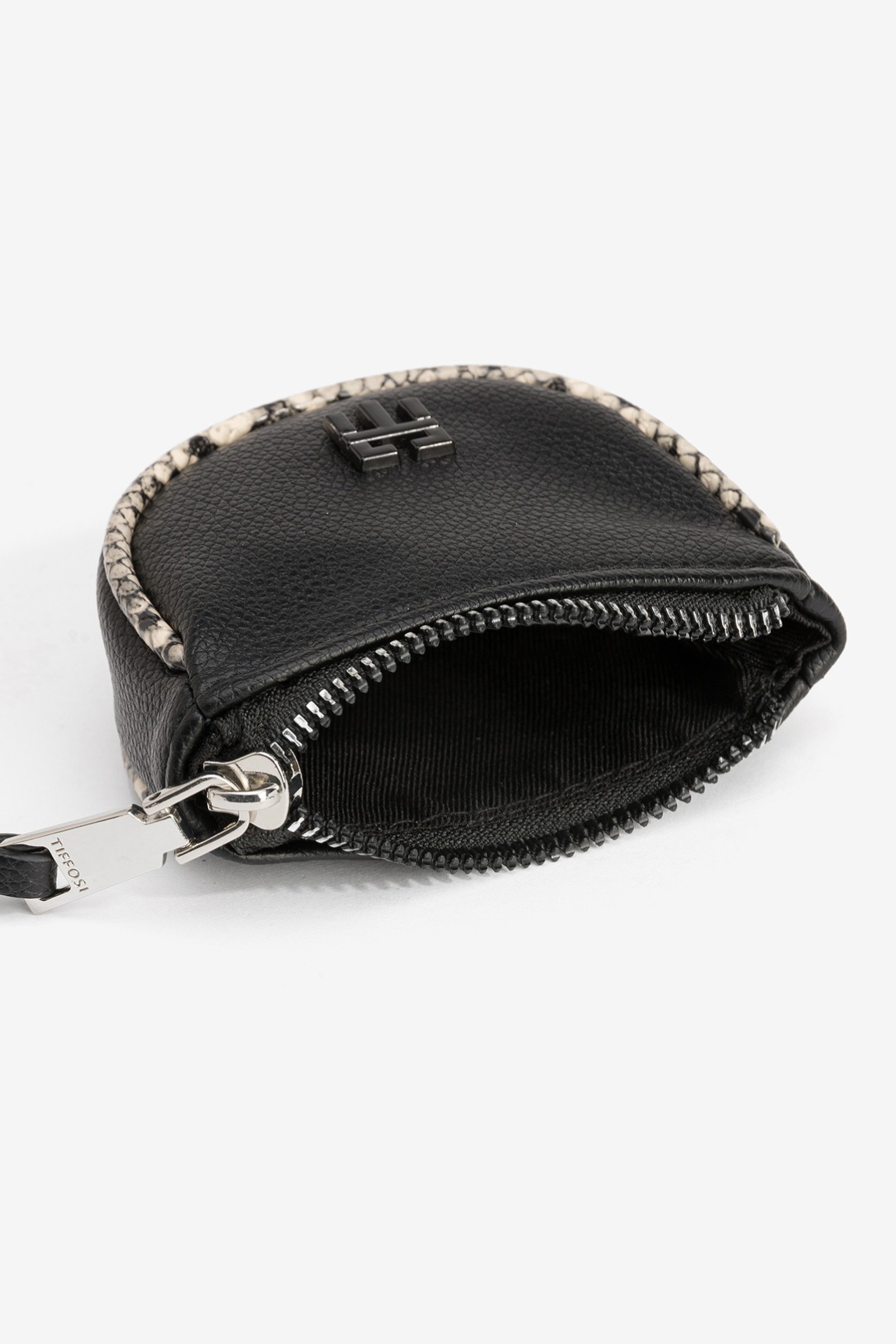 Black Animal Print Coin Purse