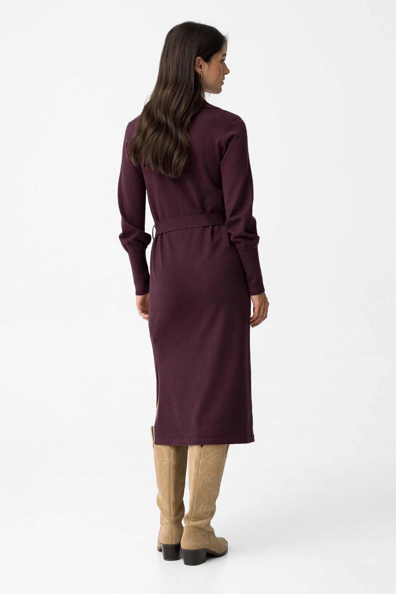 Dress With Adjustable Belt