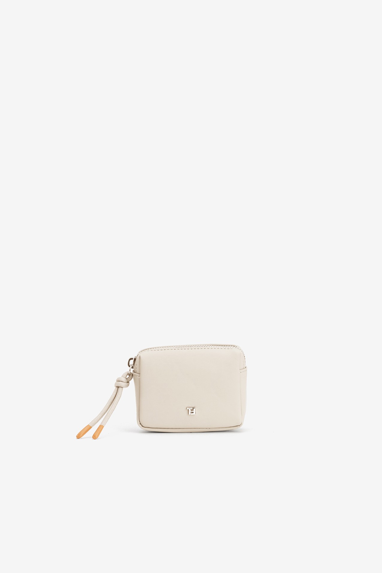 Compact Cream Coin Purse