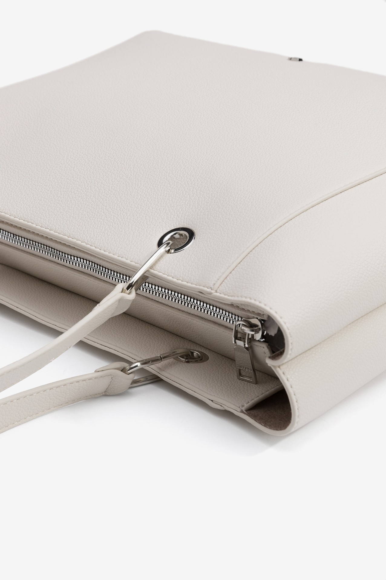 Metallic Detail Shopper Bag