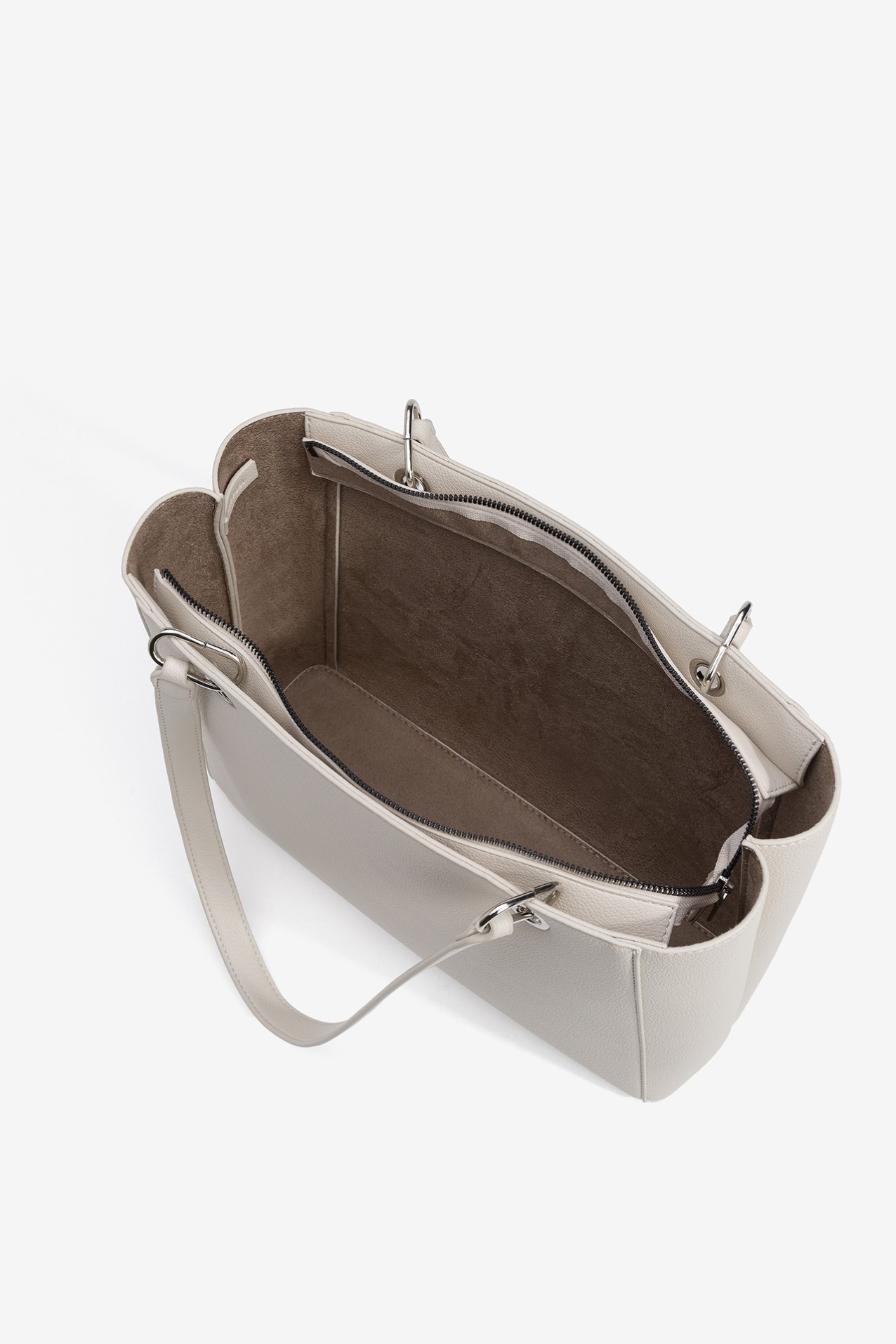 Metallic Detail Shopper Bag