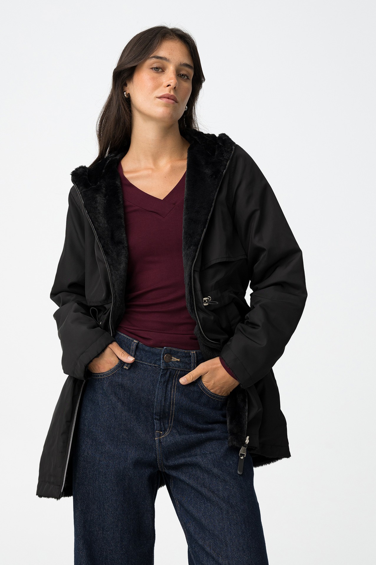 Parka Reversvel Relaxed Fit