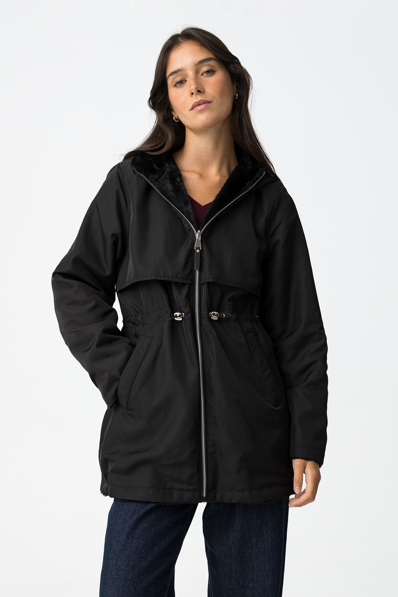 Parka Reversvel Relaxed Fit