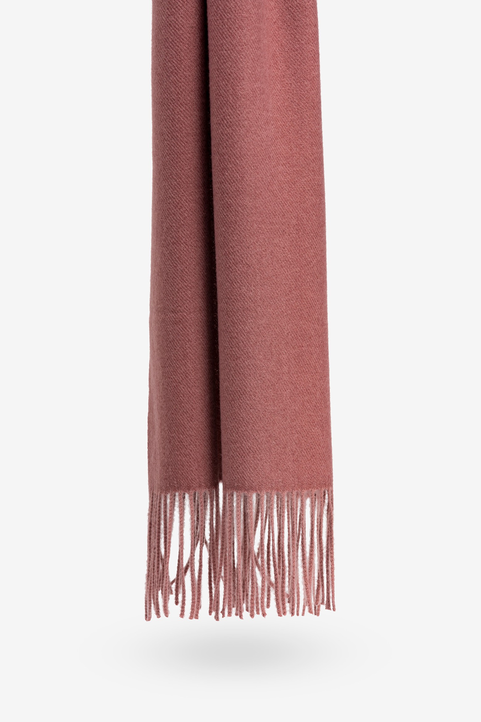 Pink Fringed Scarf