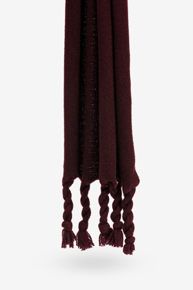 Deep Red Scarf