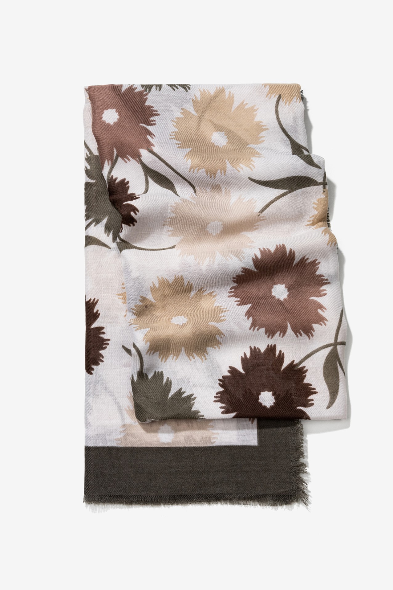 Floral Patterned Scarf