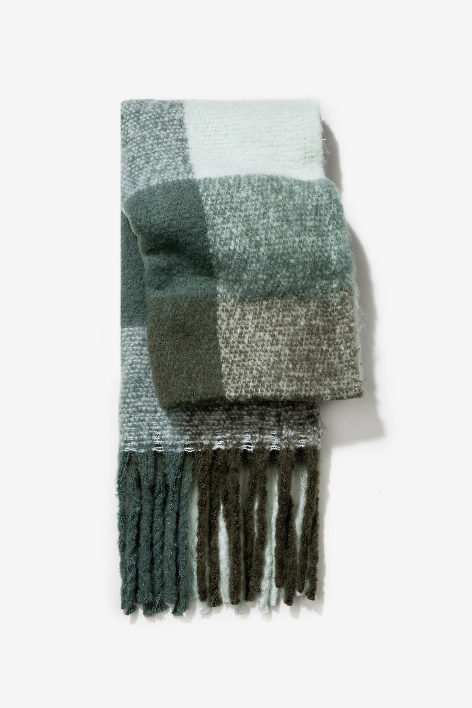 Green Checkered Scarf