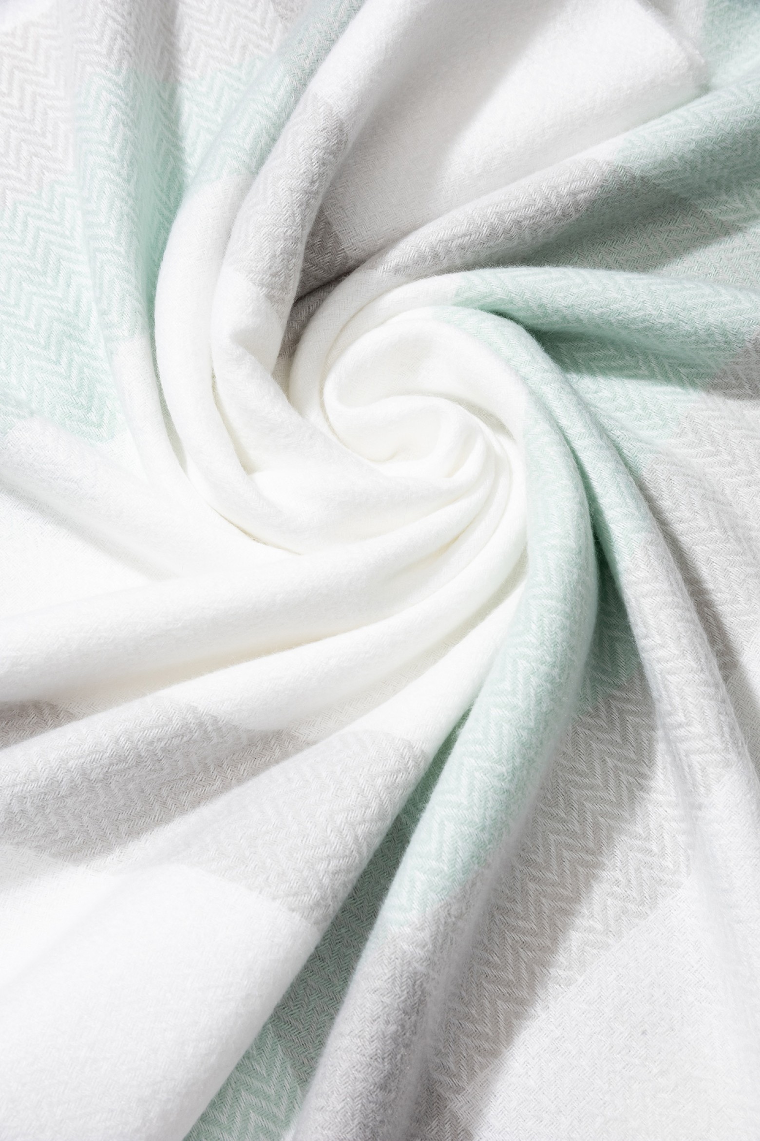 Cachecol Branco e Verde