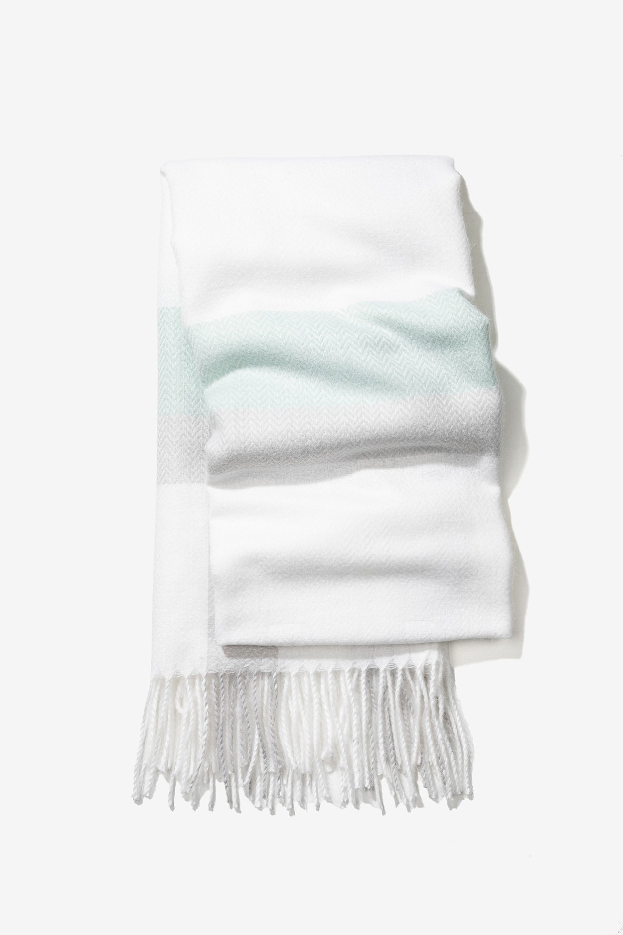 Cachecol Branco e Verde