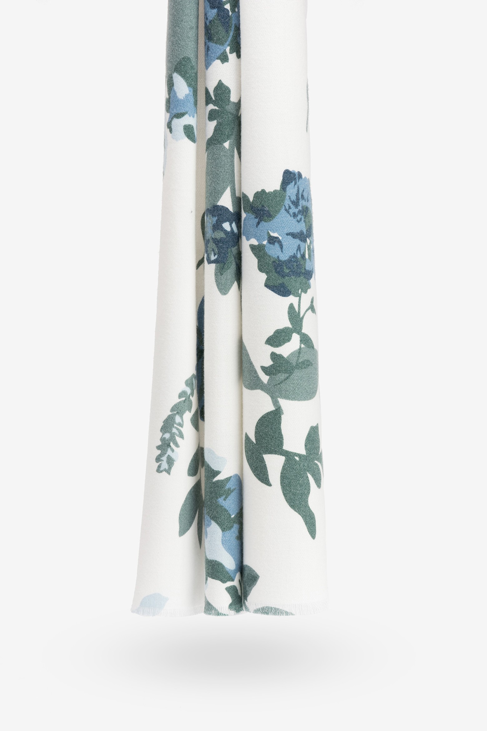 Floral Green Scarf