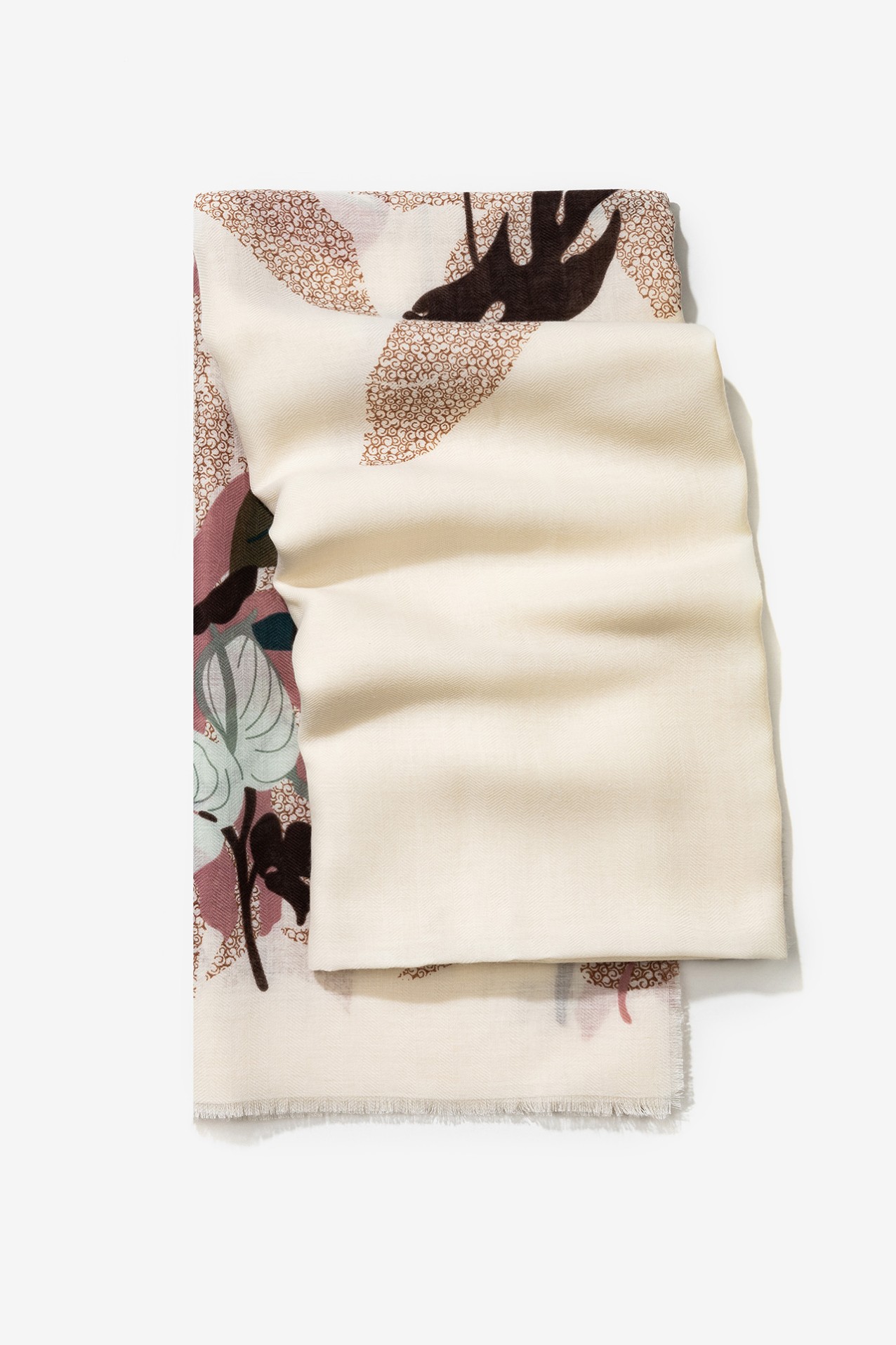 Floral Patterned Scarf