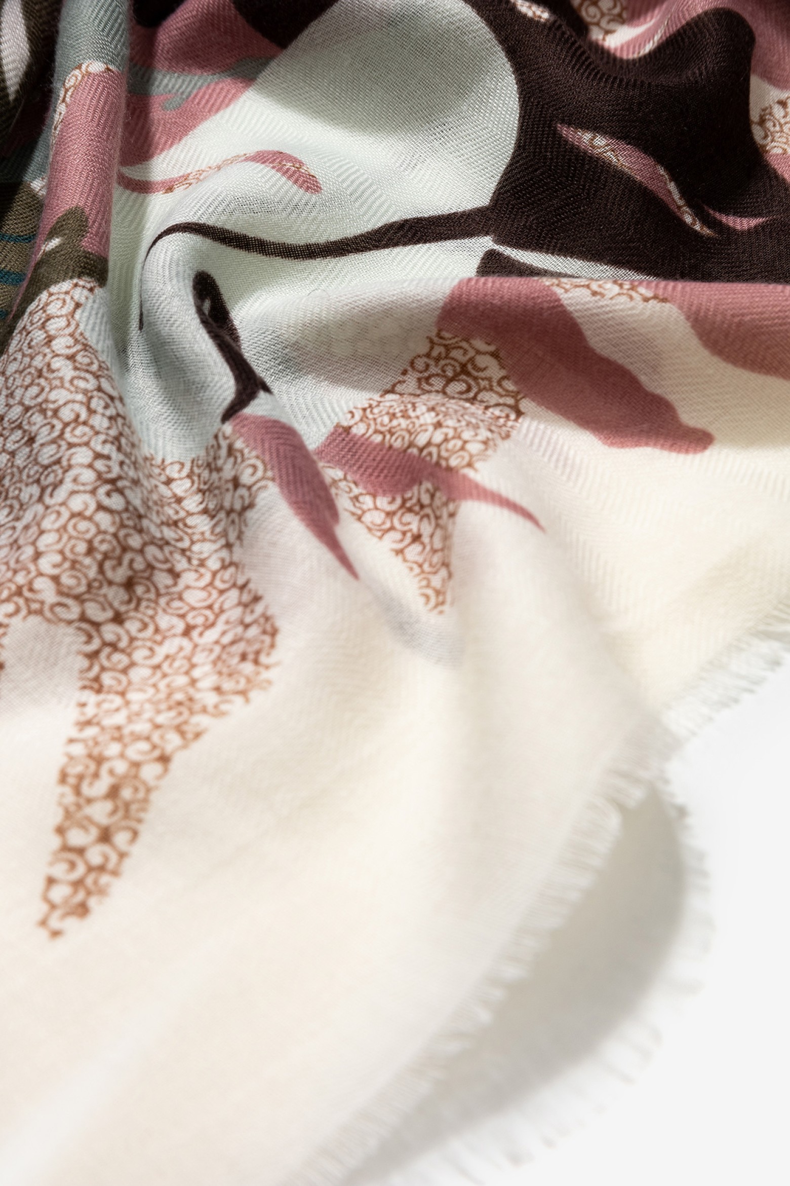 Floral Patterned Scarf