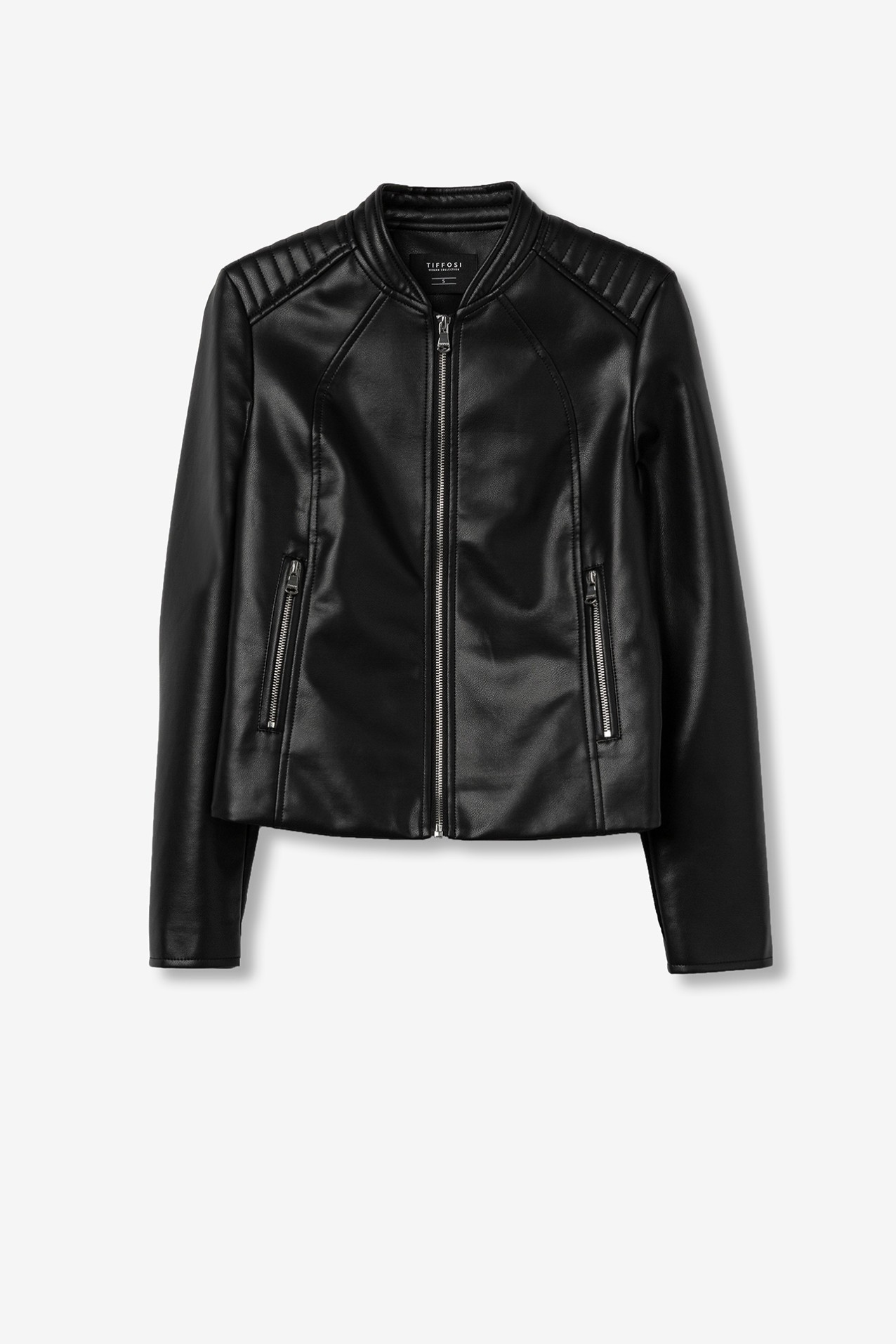 Black Faux Leather Jacket