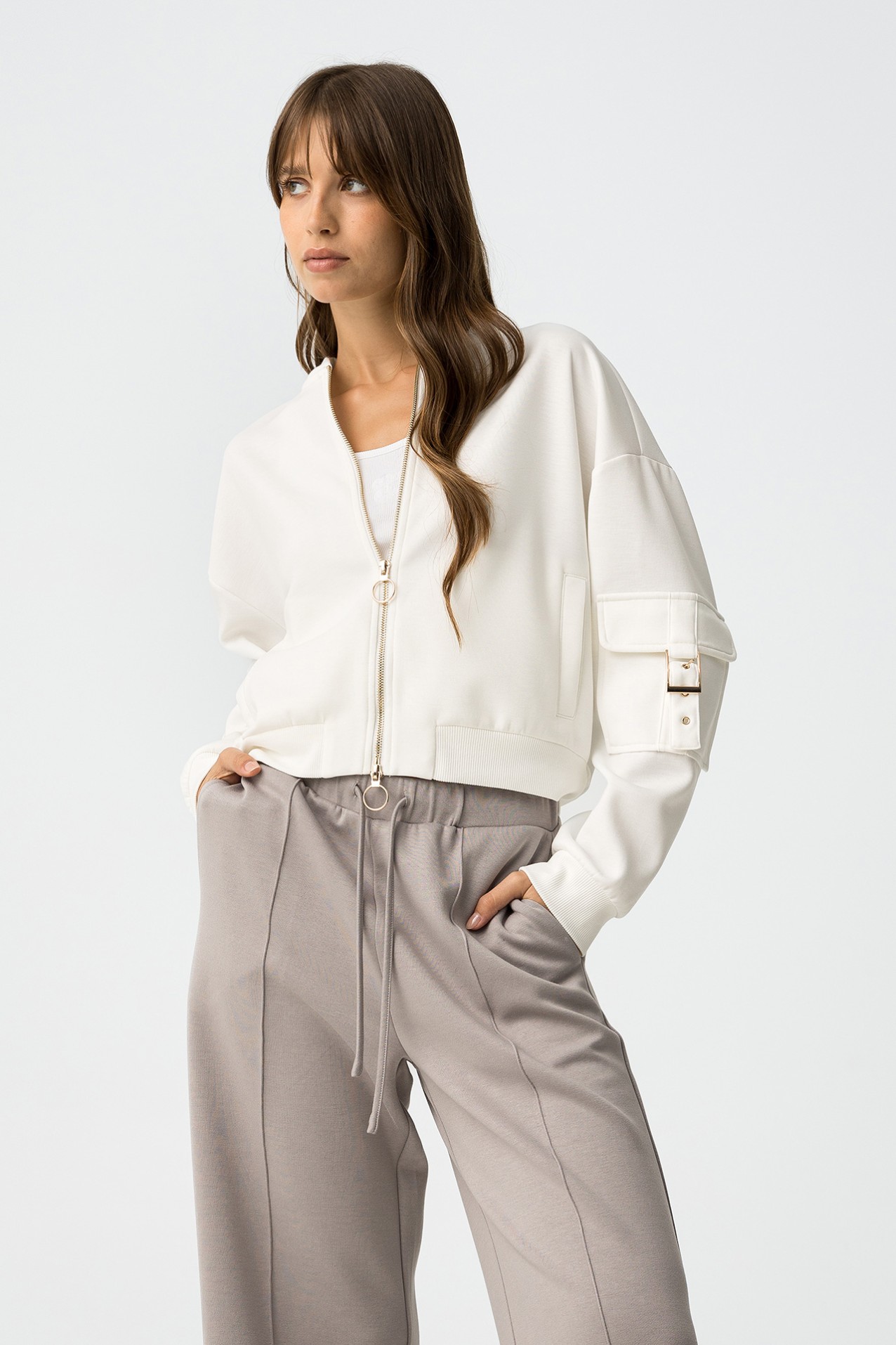 Casaco Bomber de Malha