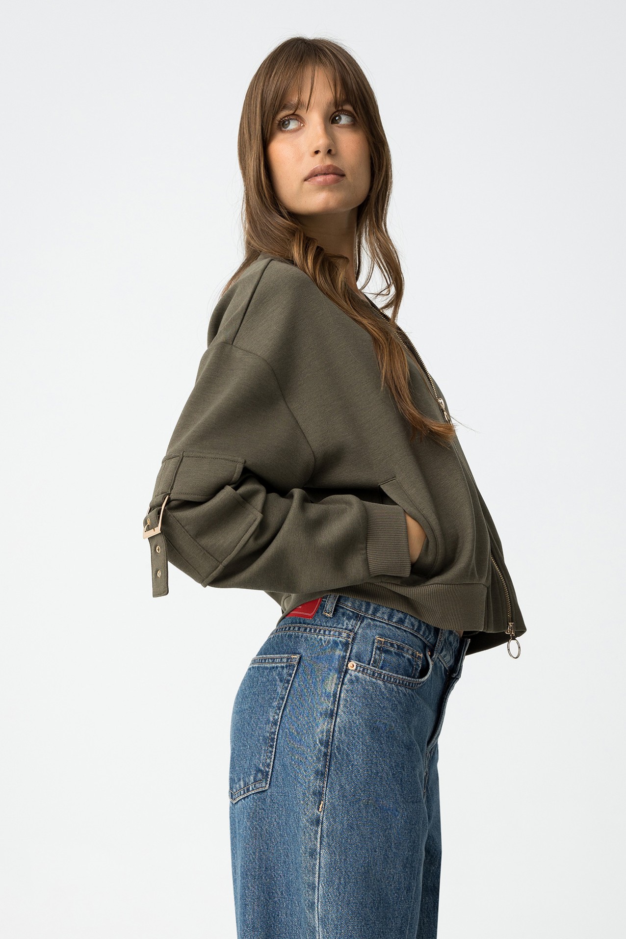 Chaqueta Bomber de Punto