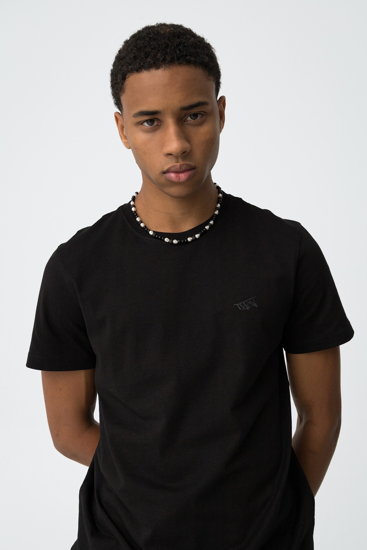 T-shirt de Algodo com Relevo