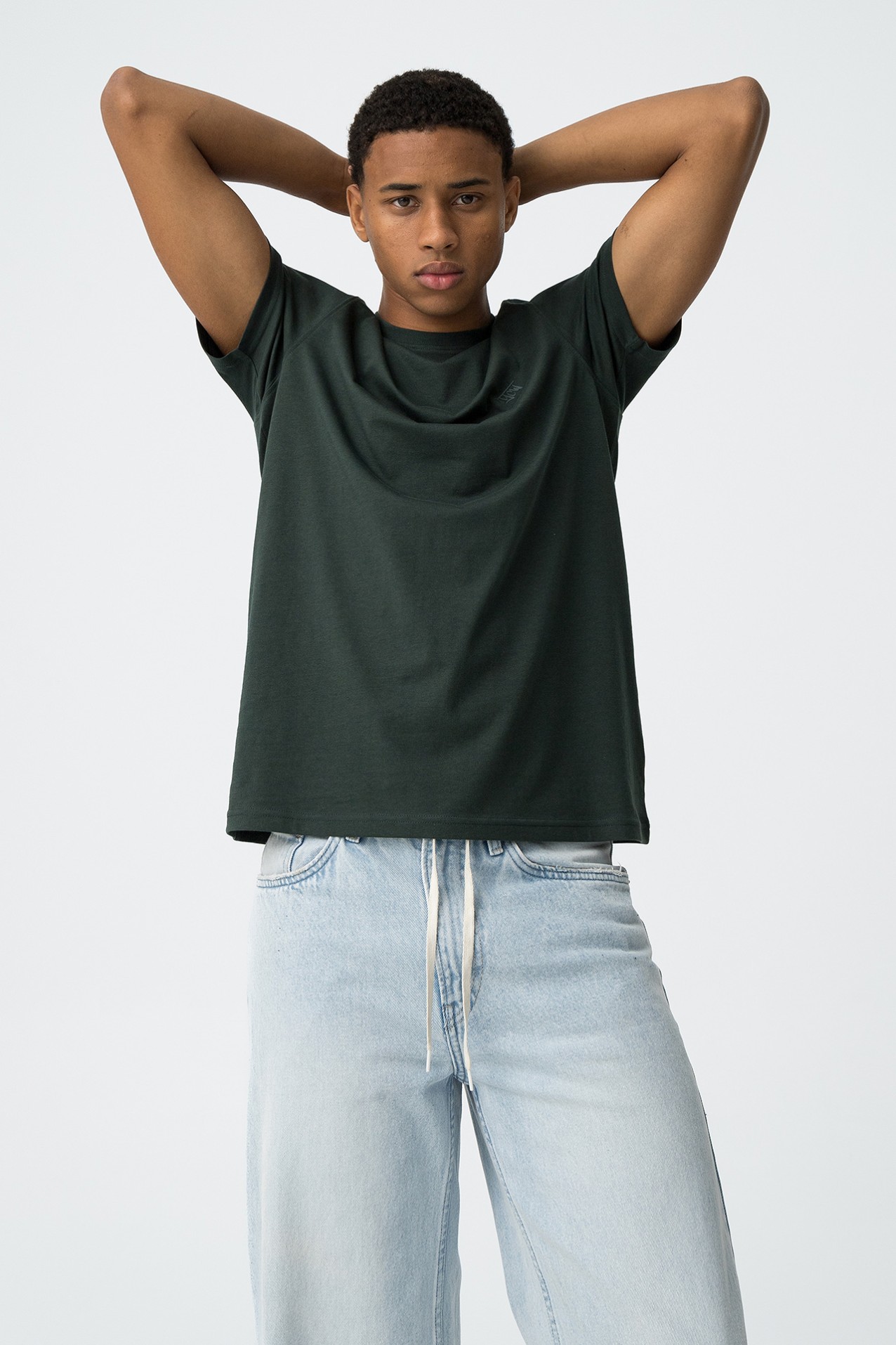 T-shirt de Algodo com Relevo