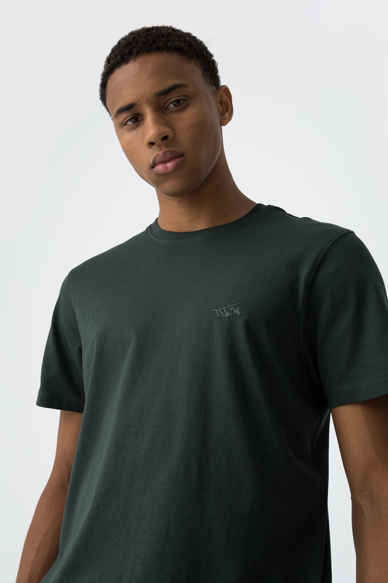 T-shirt de Algodo com Relevo