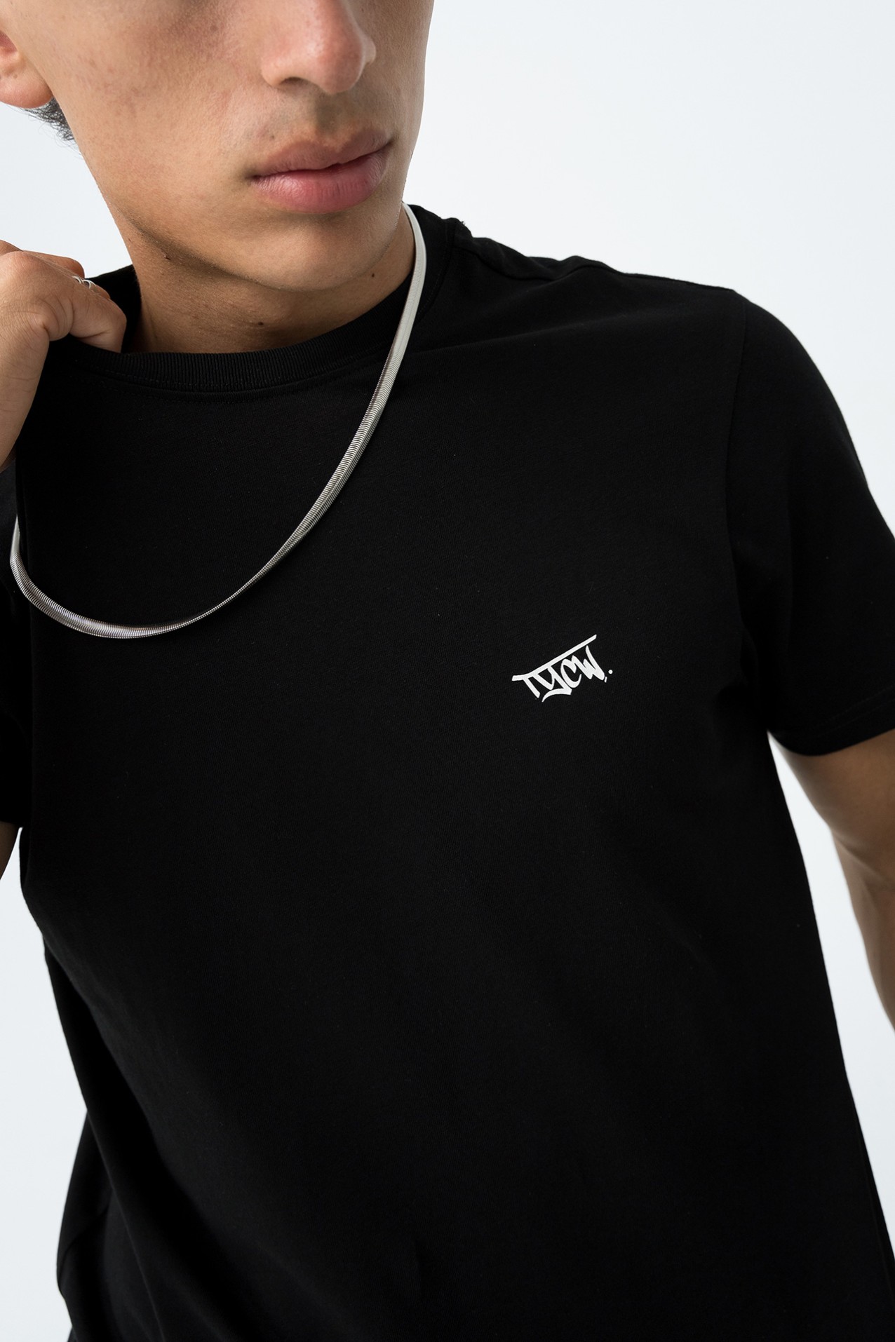 T-Shirt With Printed Back TYCW