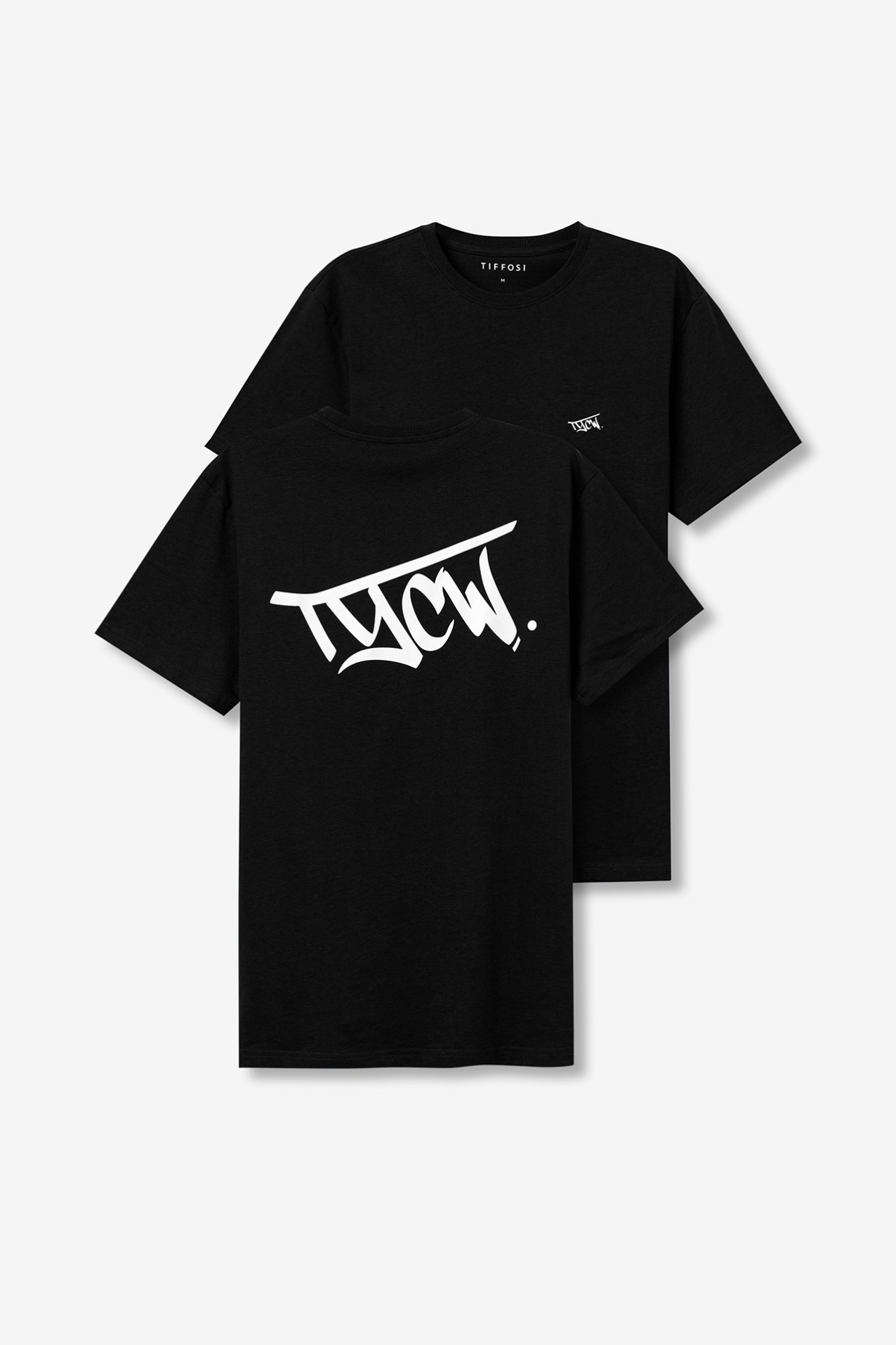 T-Shirt With Printed Back TYCW