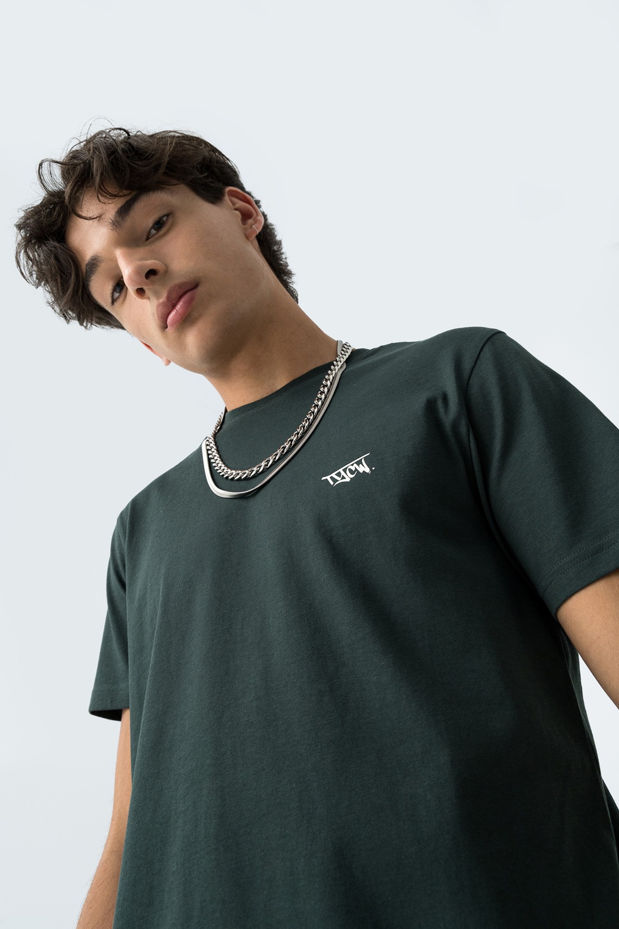 T-Shirt Com Costas Estampadas TYCW