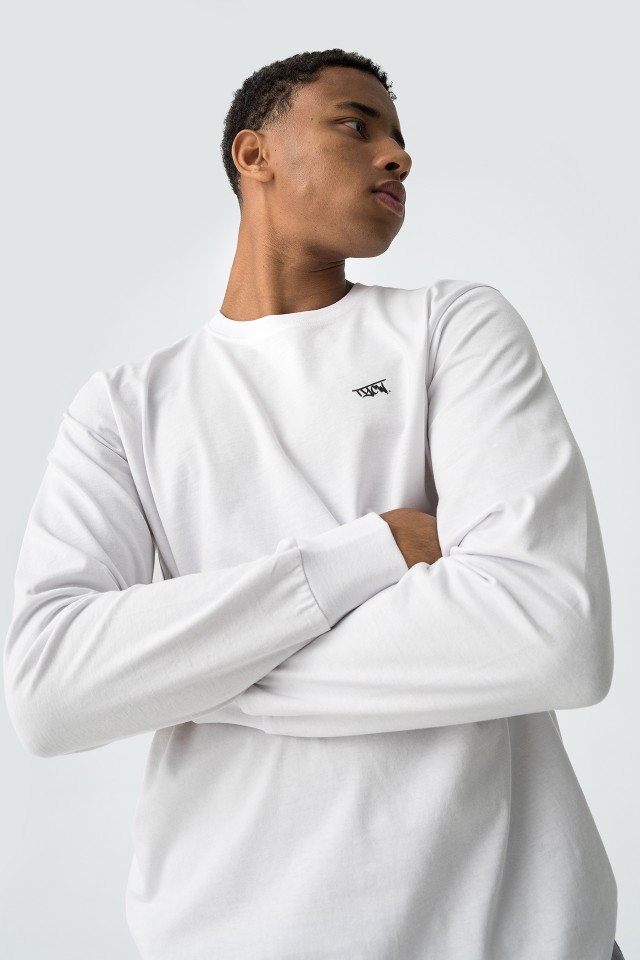 T-Shirt Manga Longa Com Logo TYCW