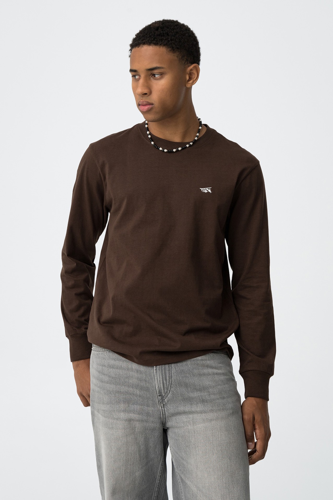 T-Shirt Manga Longa Com Logo TYCW