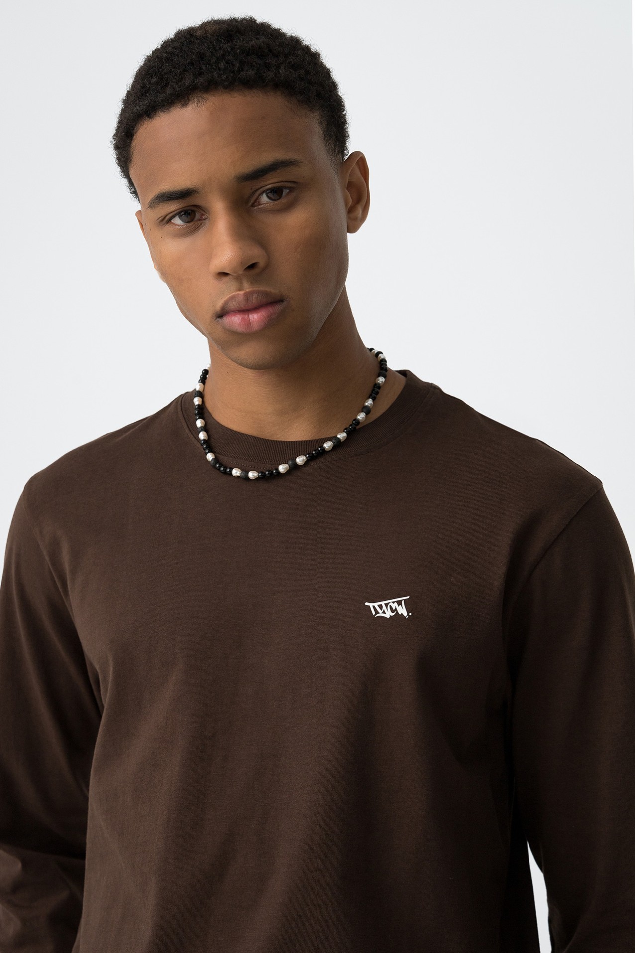 T-Shirt Manga Longa Com Logo TYCW