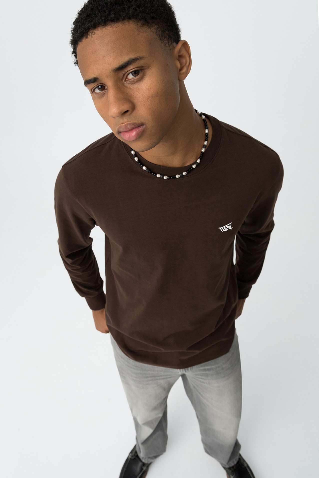 T-Shirt Manga Longa Com Logo TYCW