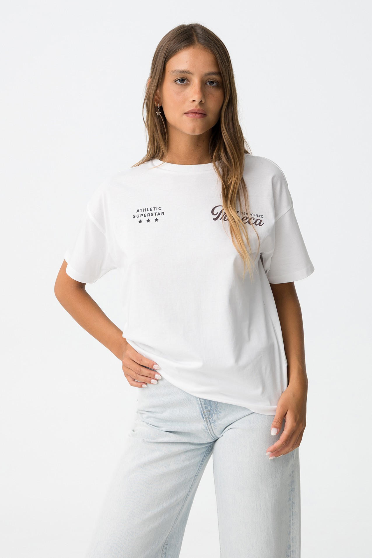 T-Shirt Relaxed Estampado Mensagem