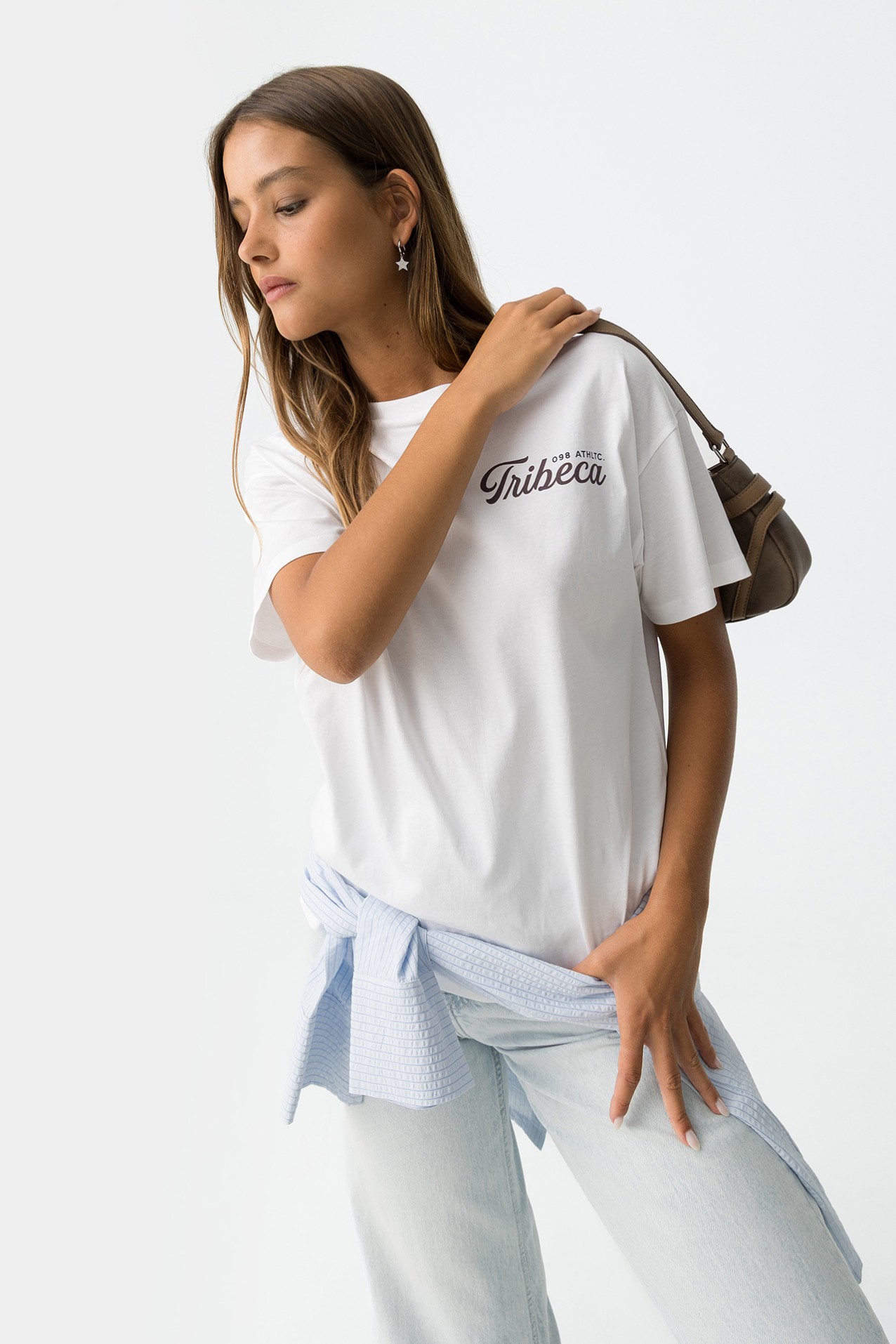 T-Shirt Relaxed Estampado Mensagem