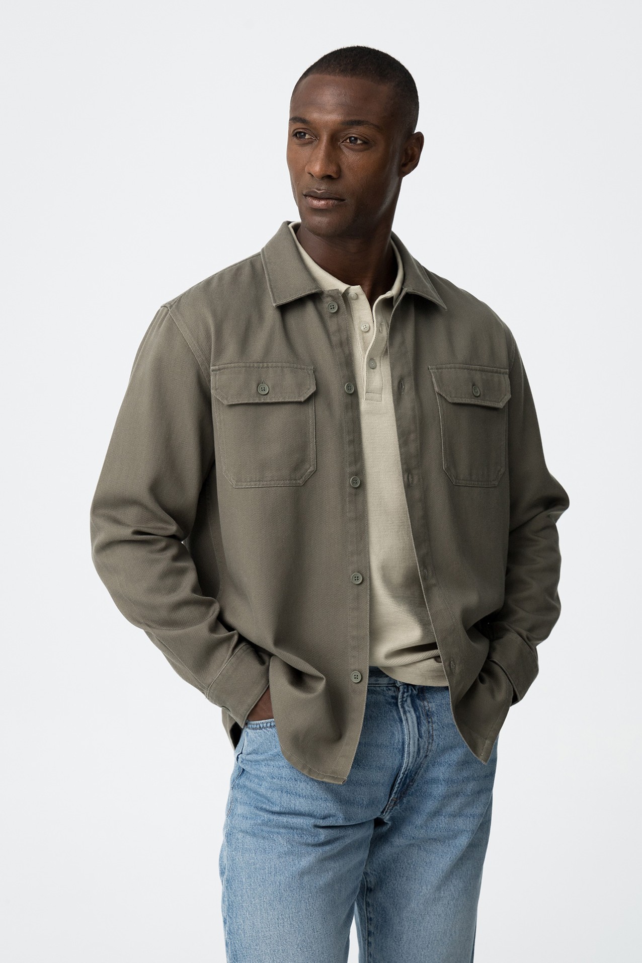 Camisa Verde Relaxed Fit