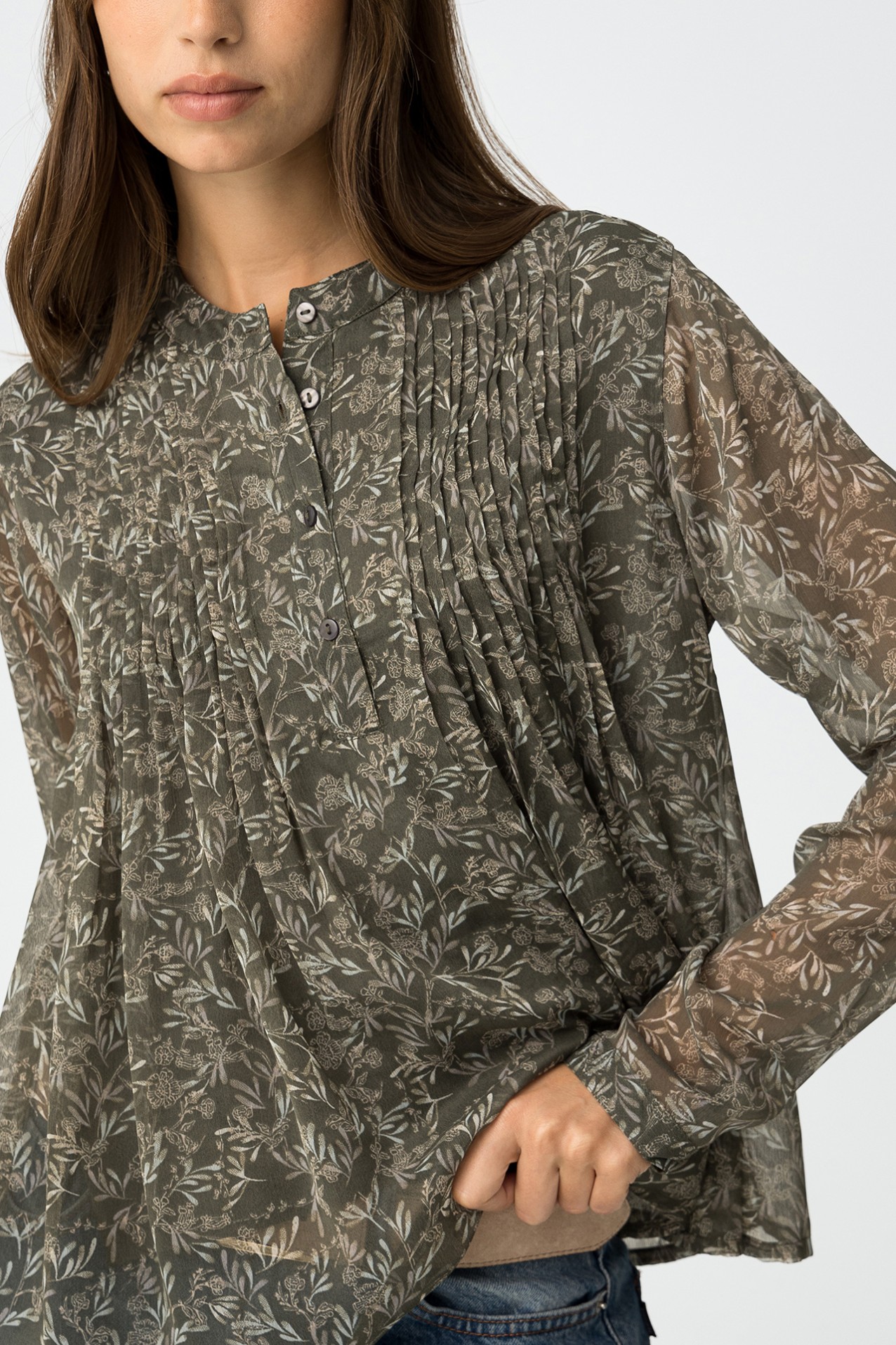 Printed Fluid Blouse