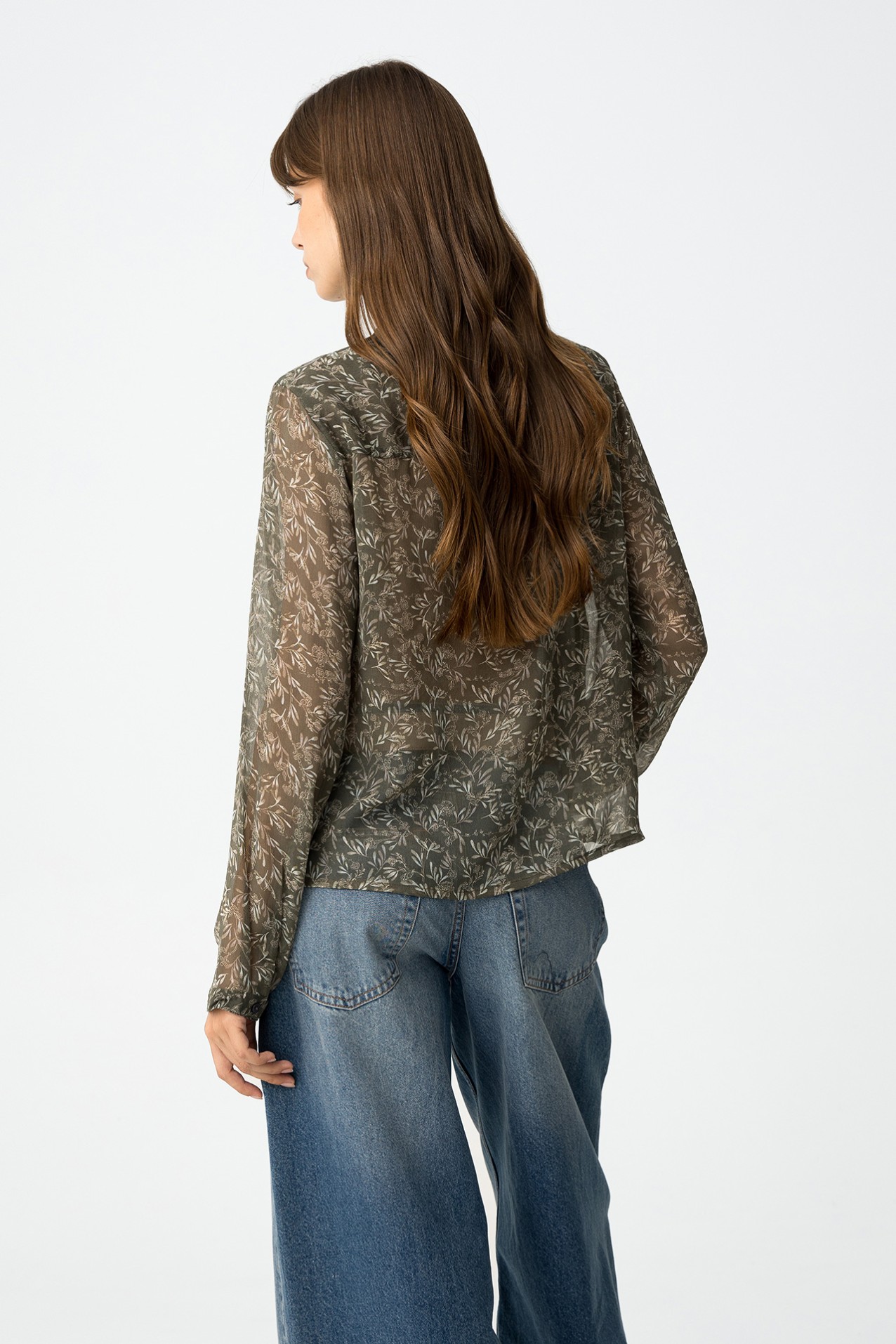 Printed Fluid Blouse