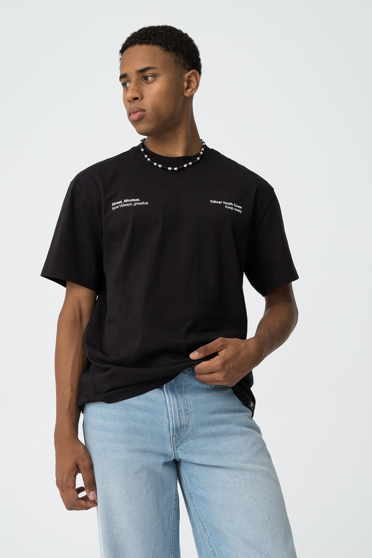 T-shirt Relaxed Estampado Graffiti