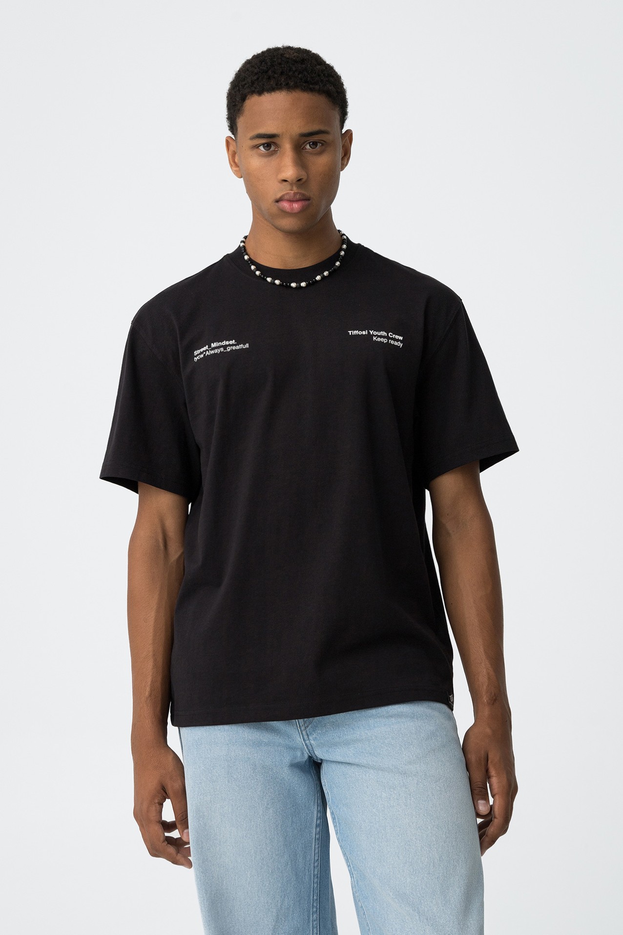 T-shirt Relaxed Estampado Graffiti