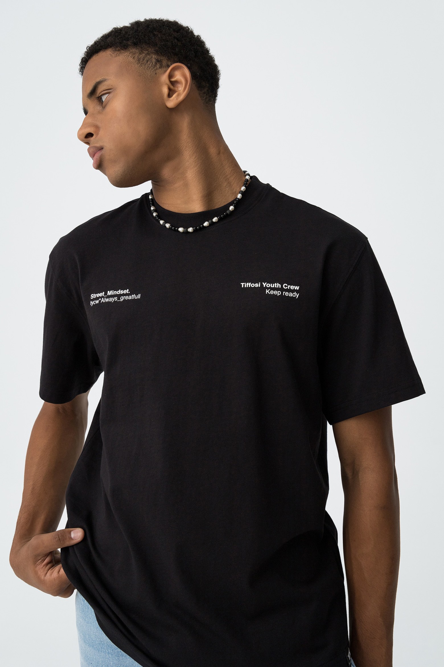 T-shirt Relaxed Estampado Graffiti