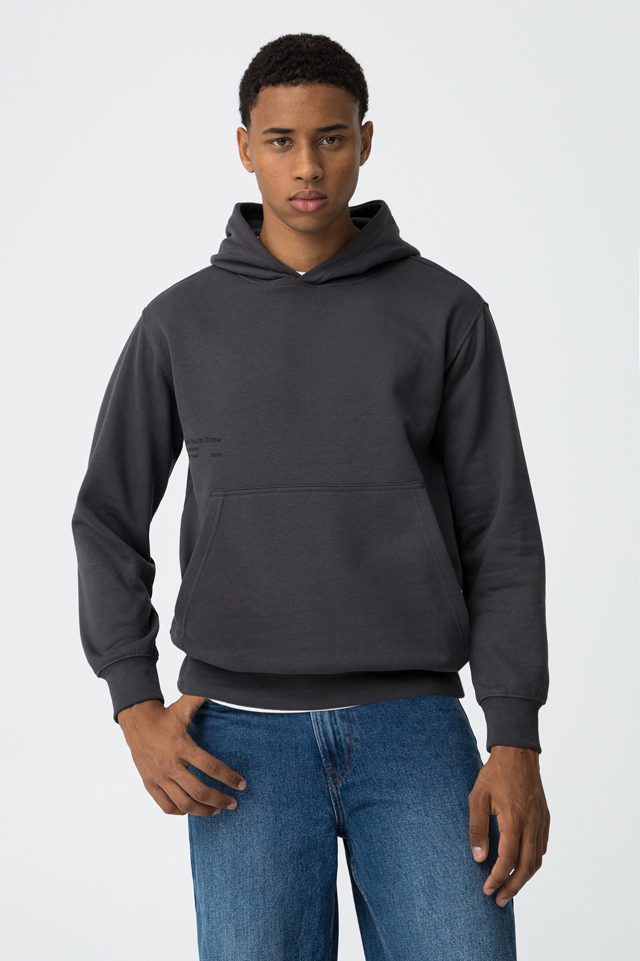 Hoodie com Estampados de Mensagem