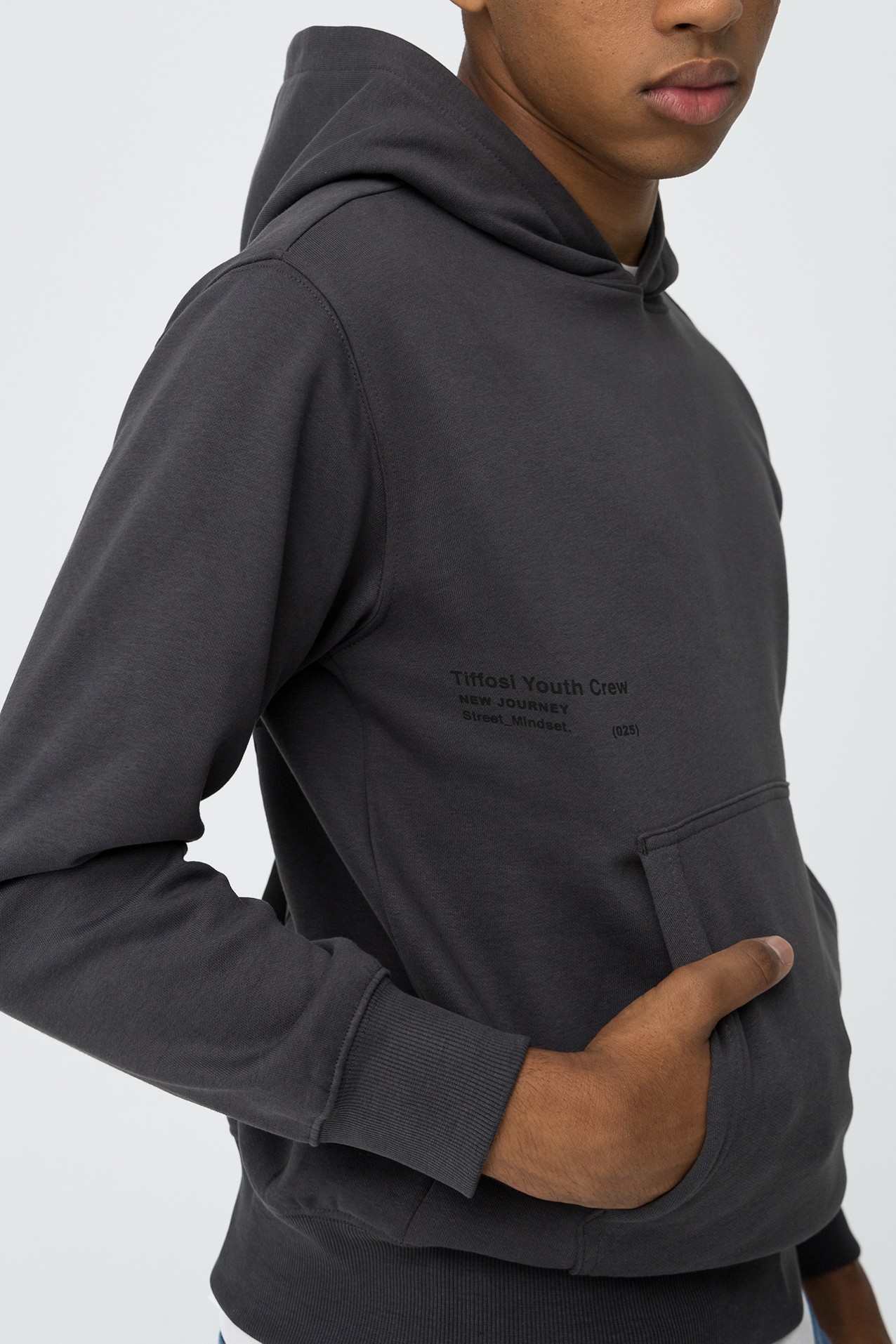 Hoodie com Estampados de Mensagem