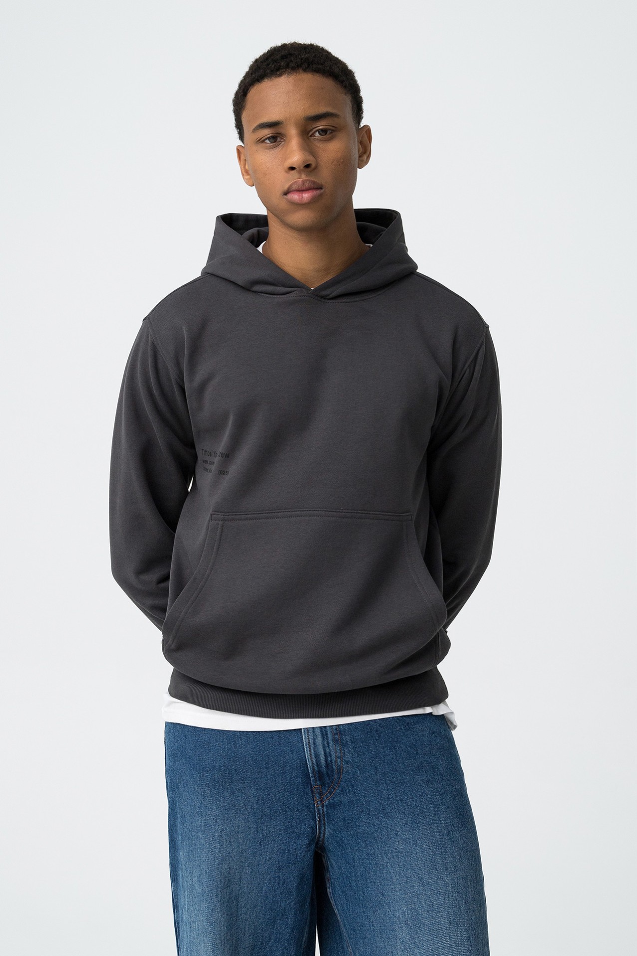 Hoodie com Estampados de Mensagem