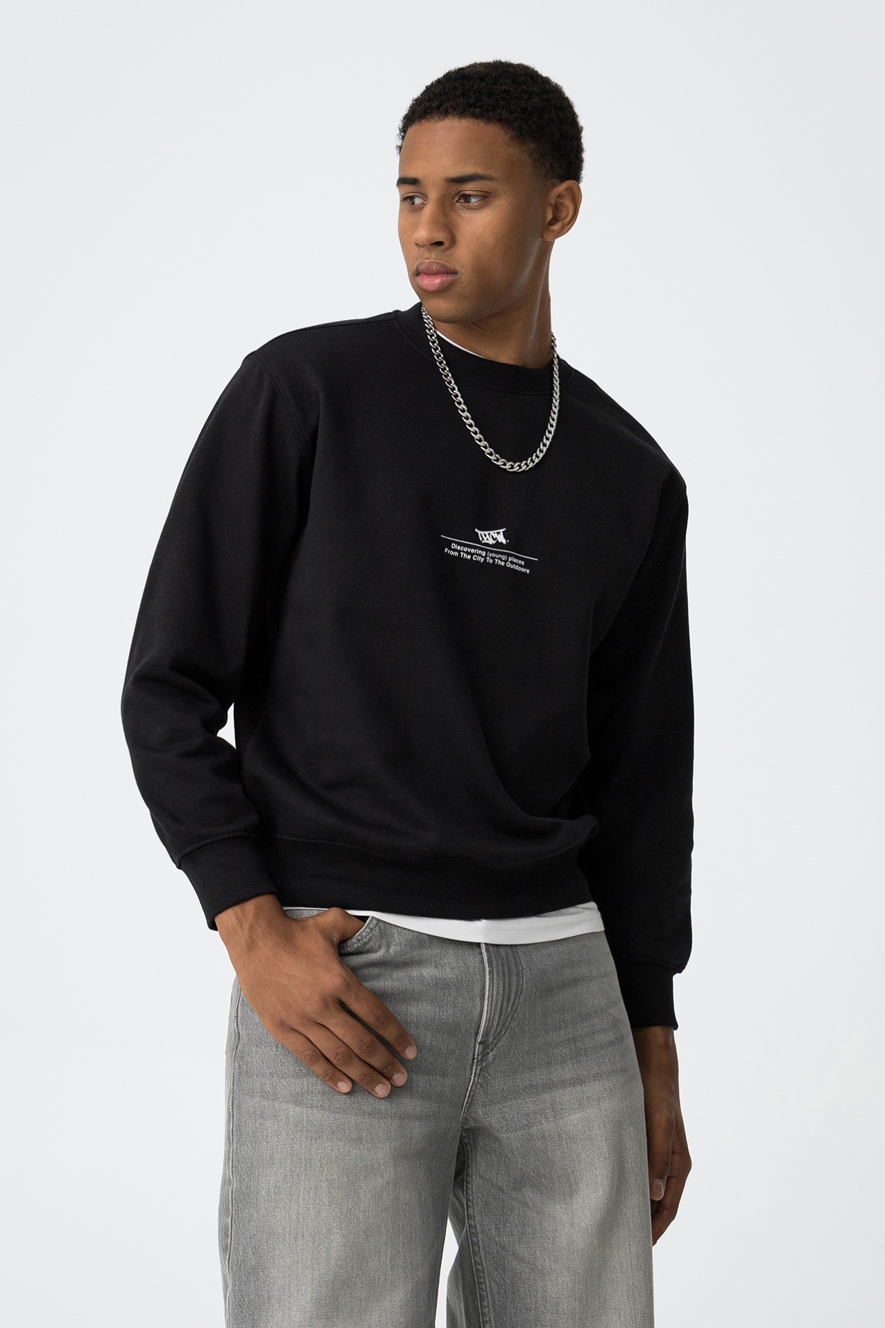 Sweat com Estampado Graffiti