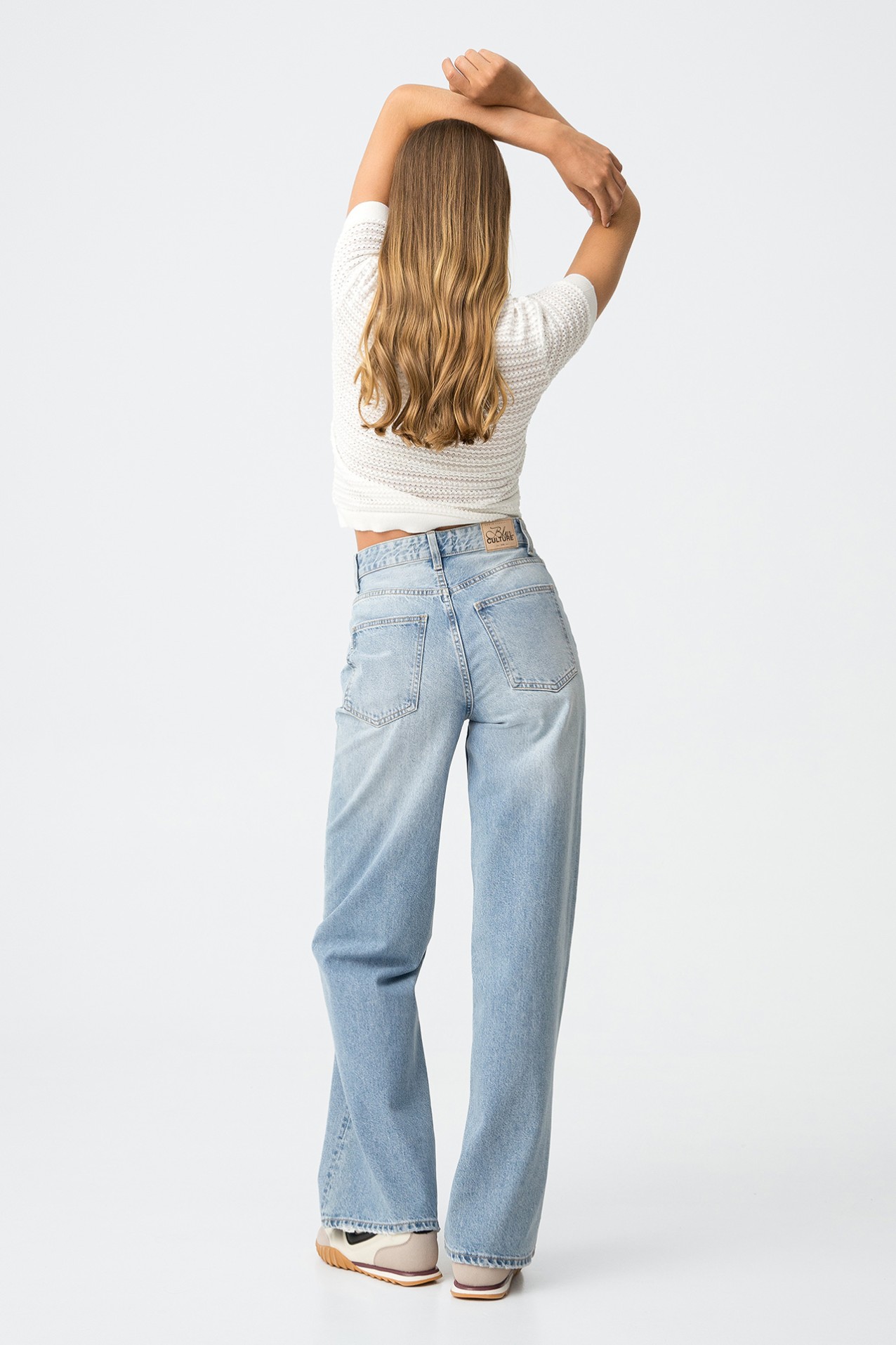 Jeans Kylie Wide Leg Cintura Alta
