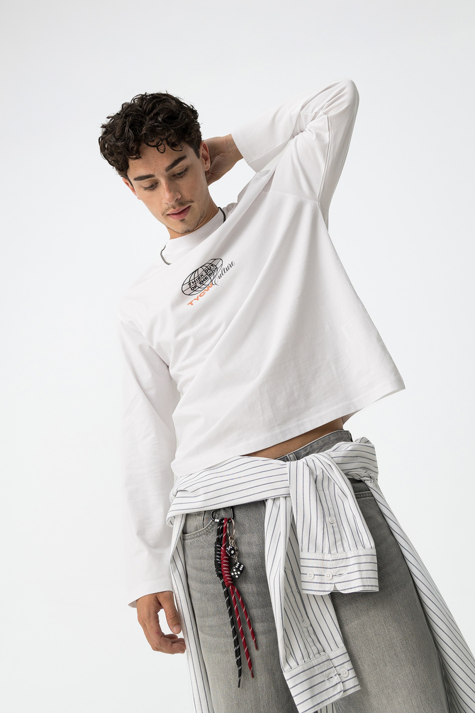 Camiseta gráfica manga larga