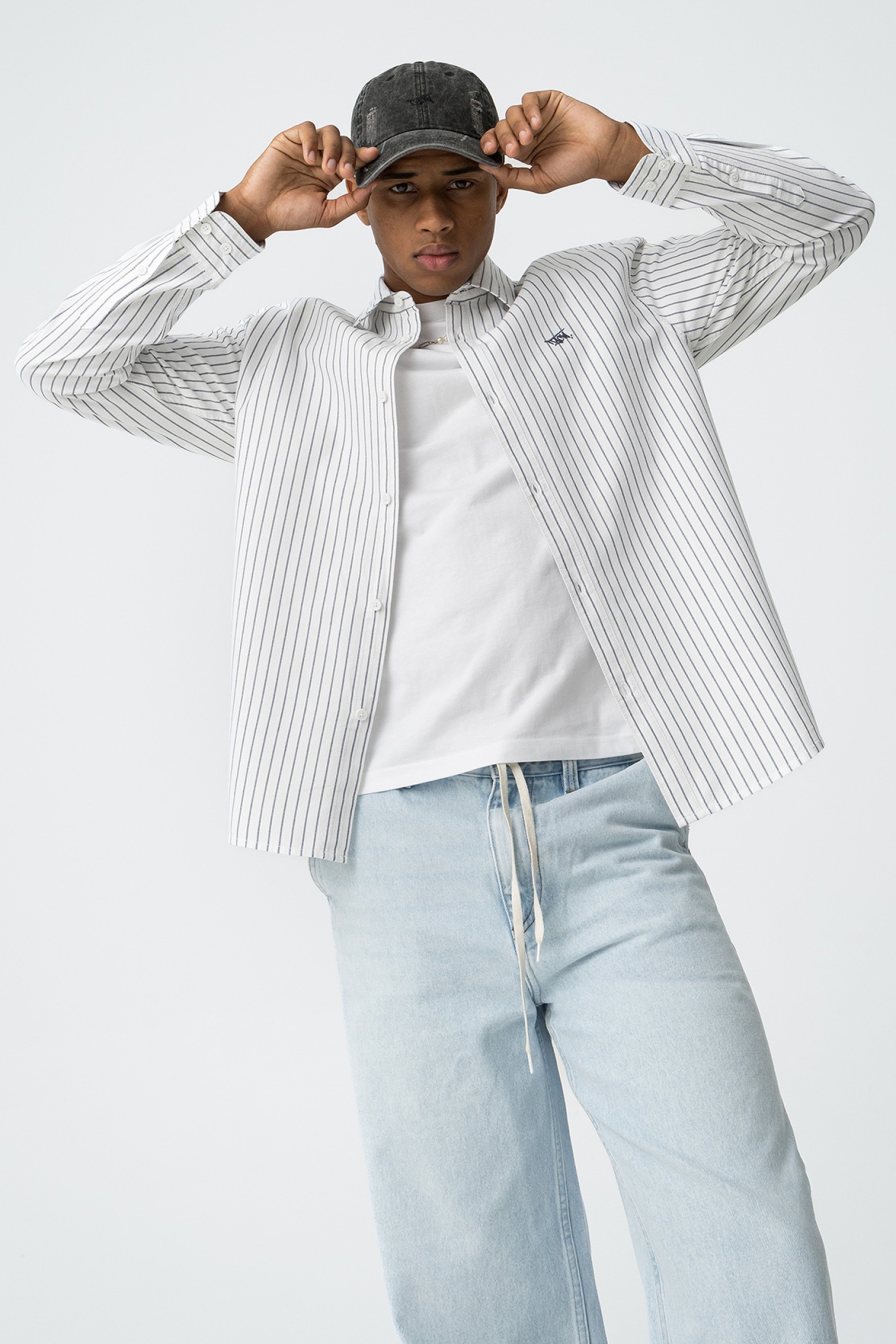 Relaxed striped shirt