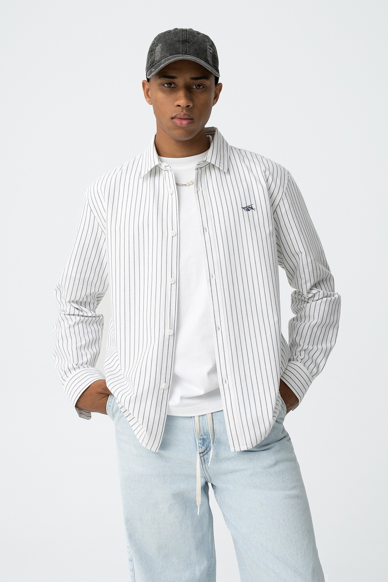 Relaxed striped shirt