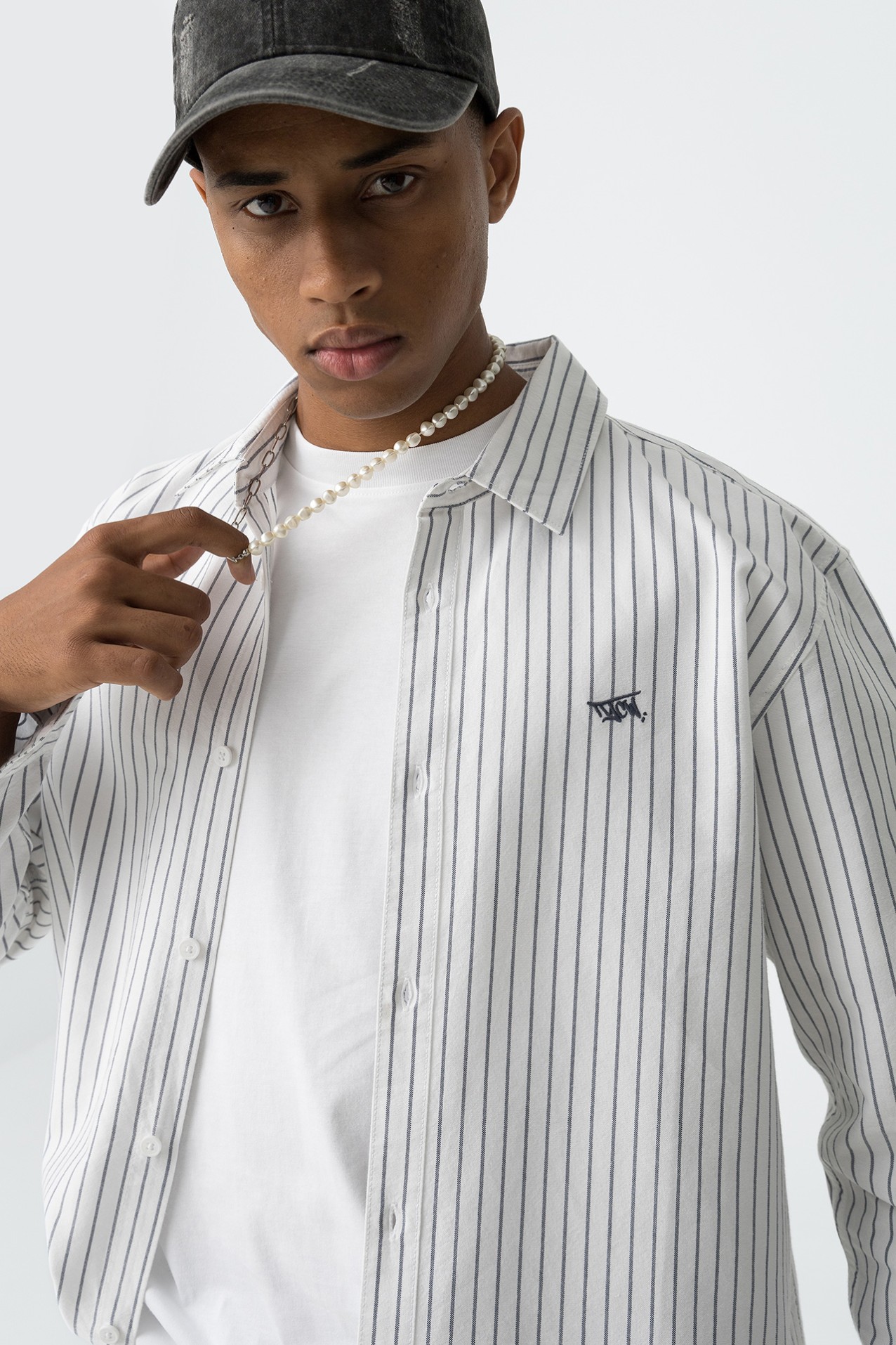 Relaxed striped shirt