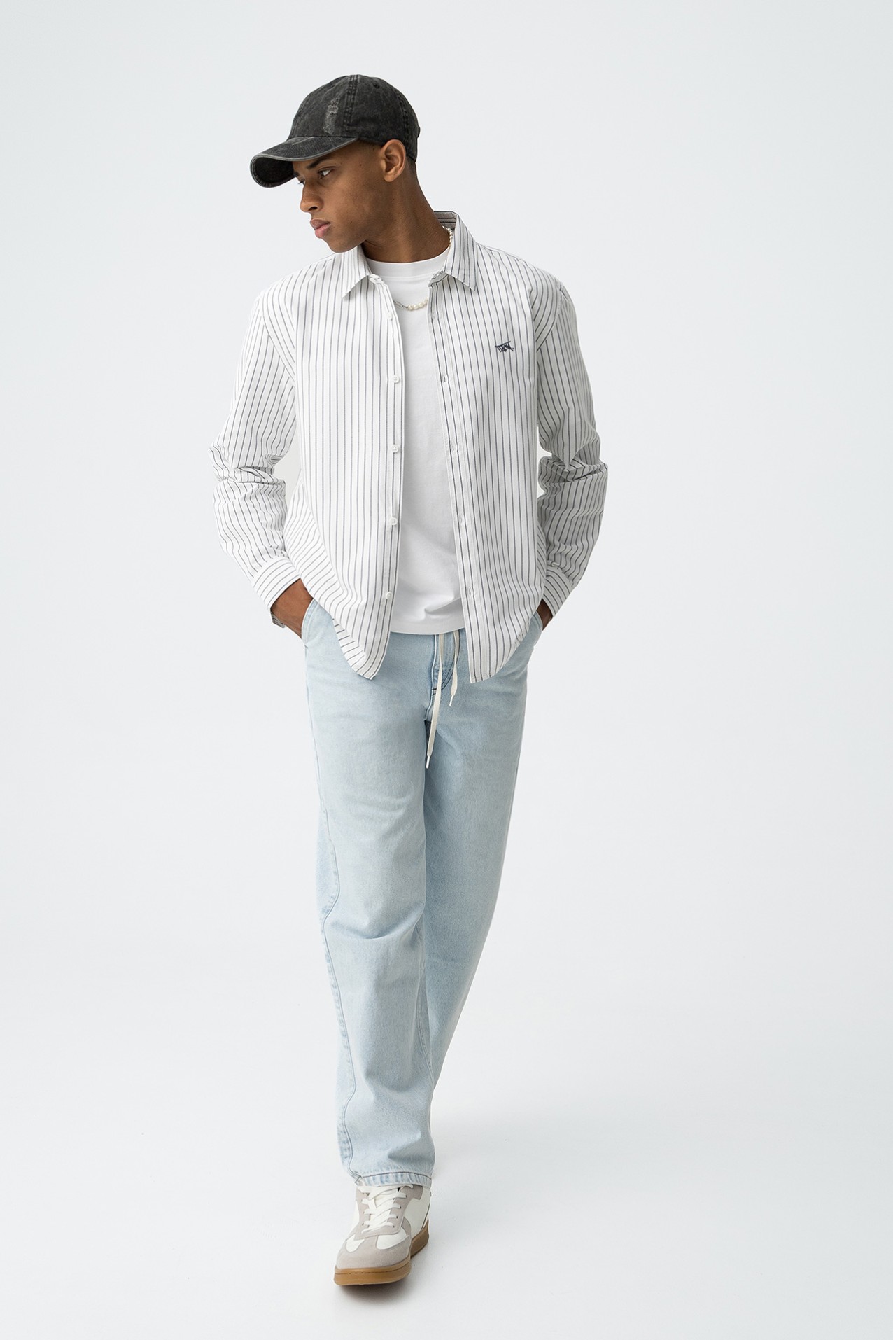 Relaxed striped shirt