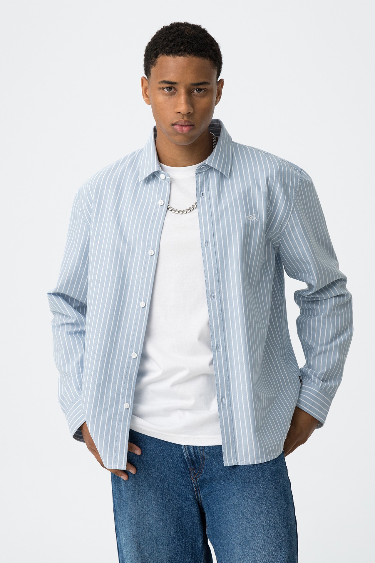 Relaxed striped shirt